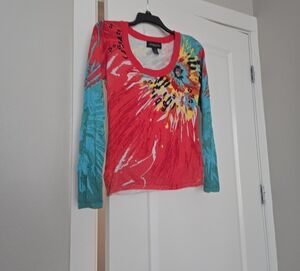 Colorful Women's Long Sleeve Top